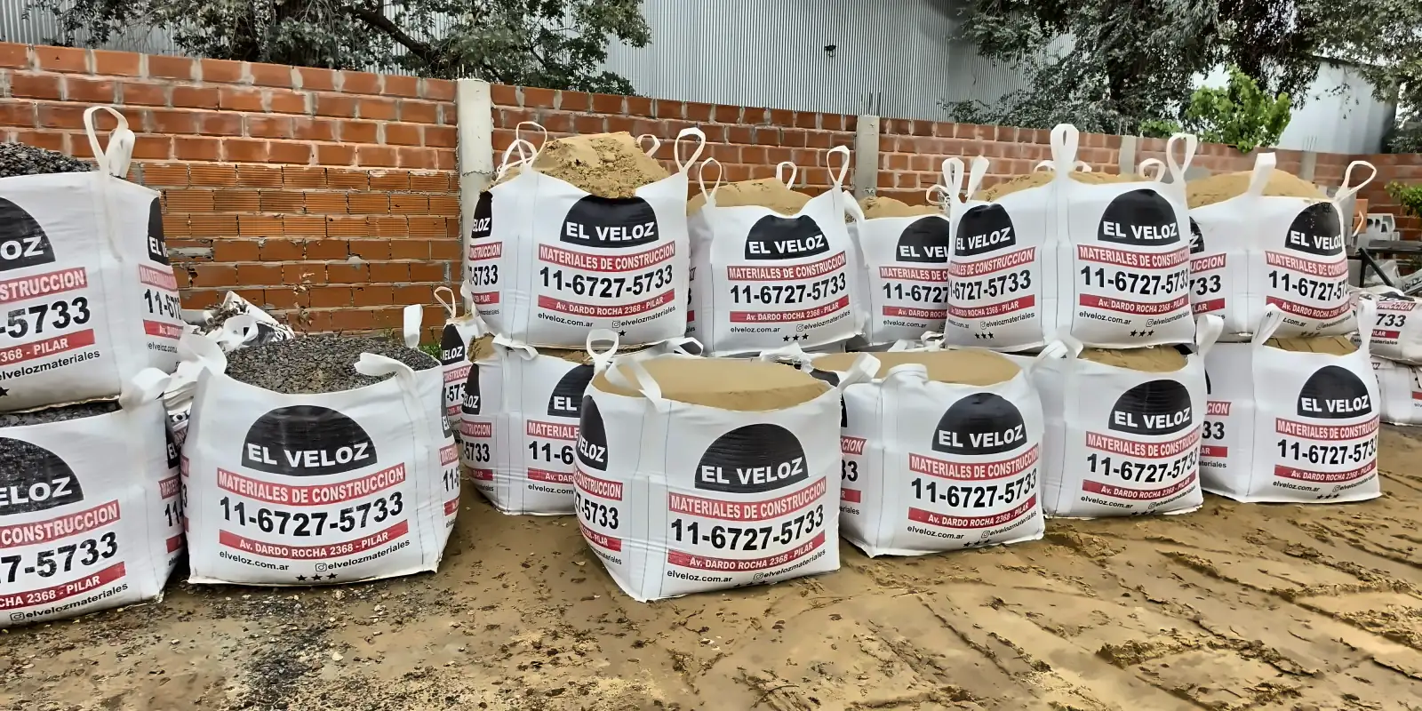 Bolsones de El Veloz listos para entregar